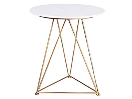 SS Gold Dining End Tables OCT 577